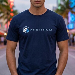 Arbitrum Crypto Shirt - Ethereum Layer 2 T-shirt, Blockchain Streetwear, Web3 T-shirt, ARB Investor Gift