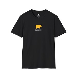 Bullish T-Shirt | Stock Market Trader Tee, Wall Street Investor Shirt, Bull Market Gift, Finance Apparel | Chart Kings image 6