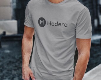 Hedera HBAR Minimalist T-Shirt - Unisex Crypto Tee, Hashgraph Streetwear, Tech-Inspired Gift for Traders Investors & Blockchain Fans