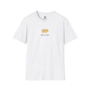 Bullish T-Shirt | Stock Market Trader Tee, Wall Street Investor Shirt, Bull Market Gift, Finance Apparel | Chart Kings image 4
