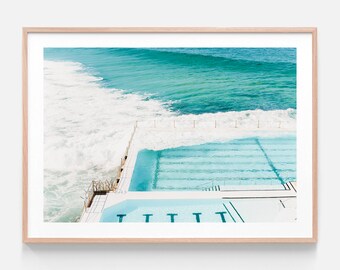 Pool Detail Bondi Icebergs Wall Art Sydney Coastal Modern Wall Art URB-21