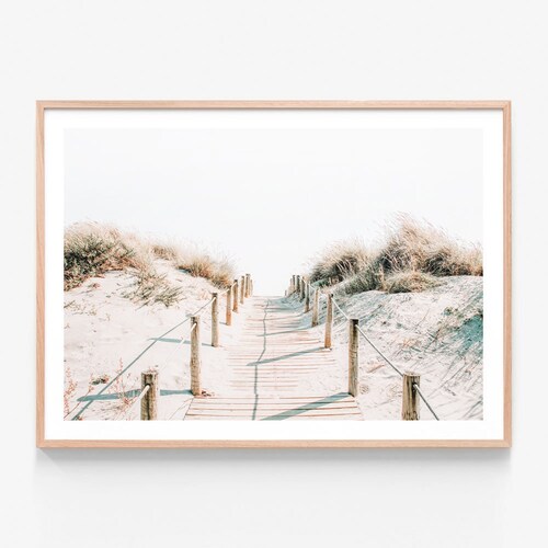 Australian Coastal Wall Art Print Beach Hideaway Colour Etsy