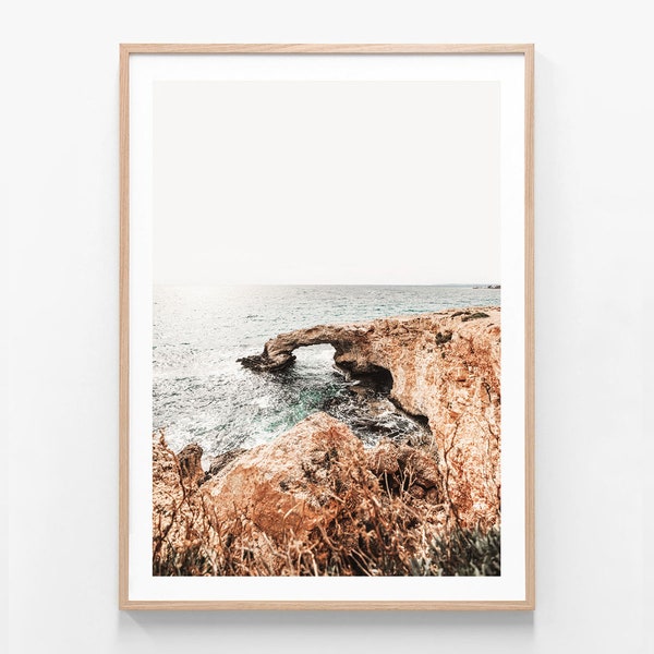 Ocean Photography Art | Rocky Arch | Rugged Bay | Framed Print or Poster | Sea | Artwork | Coastline | Australian Made Artworks