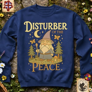 Herr der Ringe Gandalf Sweatshirt, Herr der Ringe Fantasy Zauberer Pullover, Shire Buchliebhaber Geschenk, Hobbitcore Tolkien Merch, Buchliebhaber Pullover