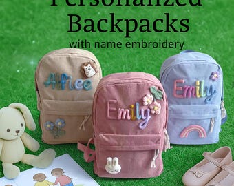 Custom Kids Backpack With Name||Handmade School Bag|Personalized Kids Gift