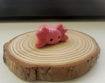 Handgemaakte klei axolotl bureau kamerinrichting cadeau