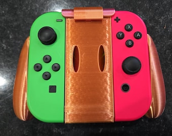 Dual Switch Nintendo Controller Holder – Secure, Custom 3D-Printed Design with Spring mechanism lock !