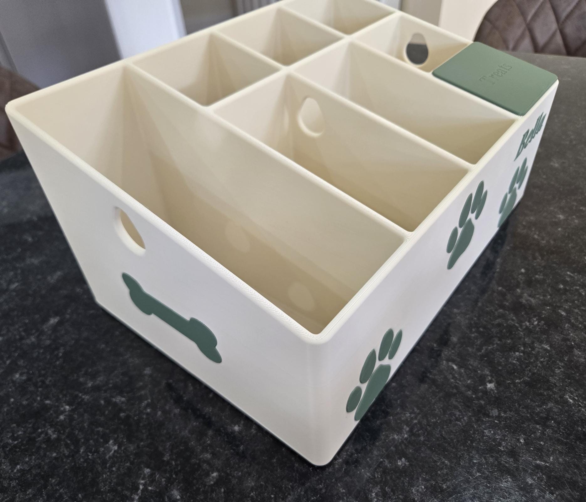 Personalized 3D Printed Pet Organizer Box | Custom Pet Storage | Dog ...