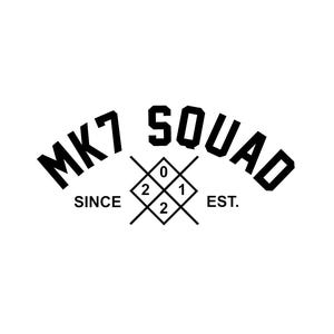 VW MK7 SQUAD Vinyl Tuning Car Stickers Window Stickers Plotter Cut Laptop Boat Window Camping