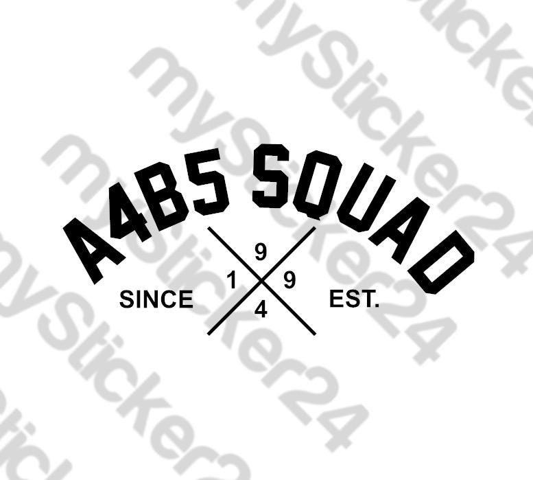 Audi A4 Sticker Canada