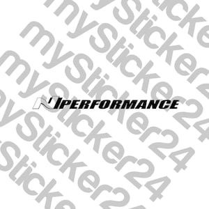 Hyundai N Performance, Hyundai, Sticker, Decal, Vinyl, Decor, Tuning, Carsticker, Auto