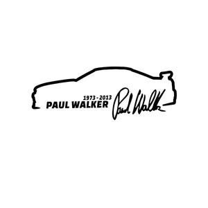 Paul Walker vinyl car stickers, tuning stickers, car stickers, window stickers, plotted, laptop, boat, window, camping