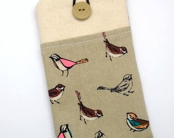 iPhone X sleeve, iPhone 8 pouch, Samsung Galaxy S8, S6, Galaxy note 8, cell phone, ipod classic touch sleeve (252)