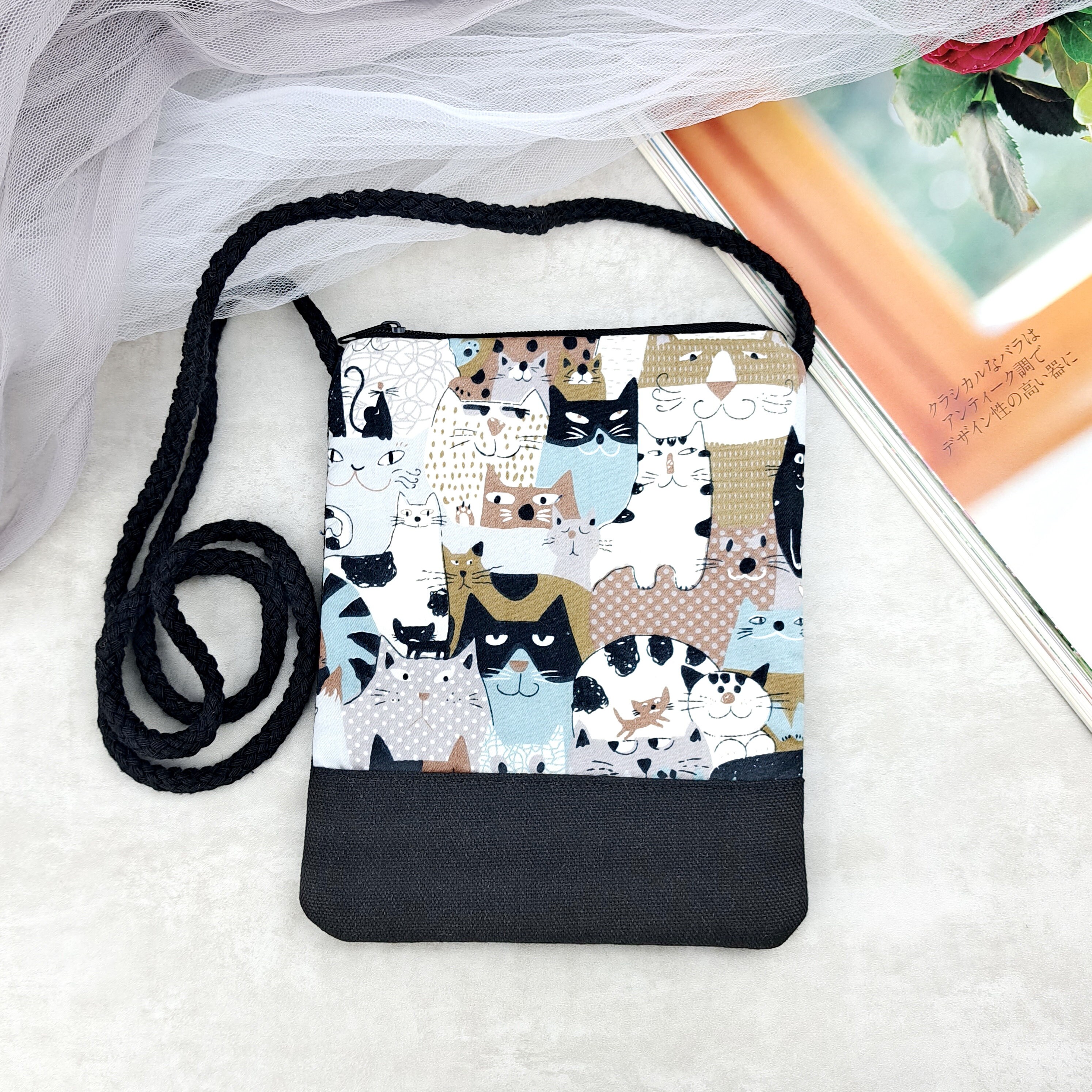 Cell Phone Bag / Smart Phone Bag / Shoulder Purse / Crossbody Bag D-016 ...