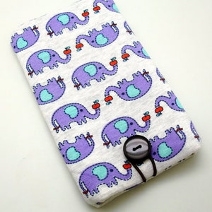 iPhone 12 Pro Max sleeve, iPhone 7 pouch, Samsung Galaxy , Galaxy Note 8, cell phone, iPod classic/touch sleeve Elephants P-48 image 4