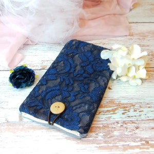 iPhone 11 Pro sleeve, phone sleeve, iPhone X phone case, samsung phone sleeve, ipod sleeve, iPod case - Lace (P-237)
