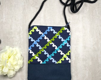 Cell phone bag / Smart phone bag / Shoulder purse / Crossbody bag (D-029)