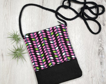 Cell phone bag / Smart phone bag / Shoulder purse / Crossbody bag (D-023)