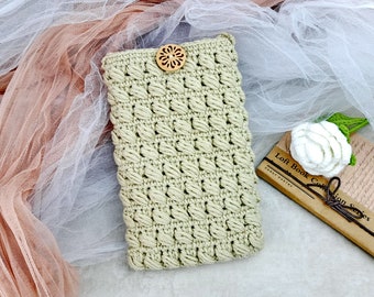 Crochet Phone Bag, Phone Case, Phone Holder, Crossbody Phone Bag, Crossbody Phone Purse, Crochet Mini Bag, Small Crossbody Bag (Pattern G)