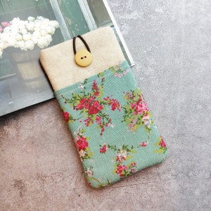 iPhone 16 Pro Tasche, Handyhülle, iPhone 15 Handyhülle, Samsung Handytasche, Ipod Hülle - Rote und rosa Blumen (P-220)