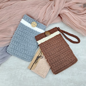Crochet Phone Bag, Phone Case, Phone Holder, Crossbody Phone Bag, Crossbody Phone Purse, Crochet Mini Bag, Small Crossbody bag (CB-001)