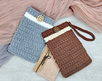 Crochet Phone Bag, Phone Case, Phone Holder, Crossbody Phone Bag, Crossbody Phone Purse, Crochet Mini Bag, Small Crossbody bag (CB-001)
