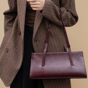 Luxus Leder Umhängetasche, Echtleder Geldbörse, Elegante Handgefertigte Schulter Tasche, Designer Tasche in mehreren Farben, Geschenk für Sie