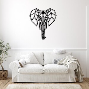 Elefant Wanddekor, Elefant-Metallwand-Kunst, Naturliebhaber-Geschenk, Kamin-Dekor, Branc-Dekor, Bauernhausdekor