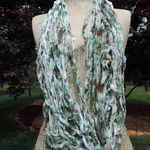 Price Reduced Buy 3 Get 1 Free Pure Silk Chiffon Ribbon Tie Dyed  60 To 70 Yards Very Soft Soft And Vibrant