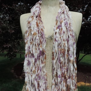Price Reduced Buy 3 Get 1 Free Pure Silk Chiffon Ribbon Tie Dyed  60 To 70 Yards Very Soft Soft And Vibrant