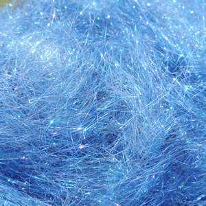 LOWEST PRICE Angelina Royal Blue With Metalic And Blue Magic Crystalina Fibers 1 Ounce Heat Bondable
