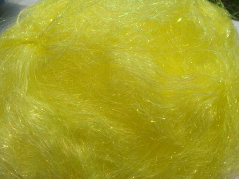 LOWEST PRICE Angelina Lemon Yellow Sparkle 1 Ounce Heat Bondable image 1