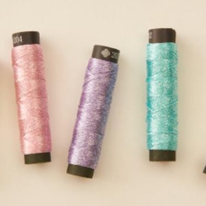 LECIEN COSMO Nishikiito metallic embroidery thread "Sparkling Water"