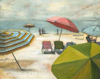 Beach Art, titled Quiet Water, Beach Art Print, Beach House Decor