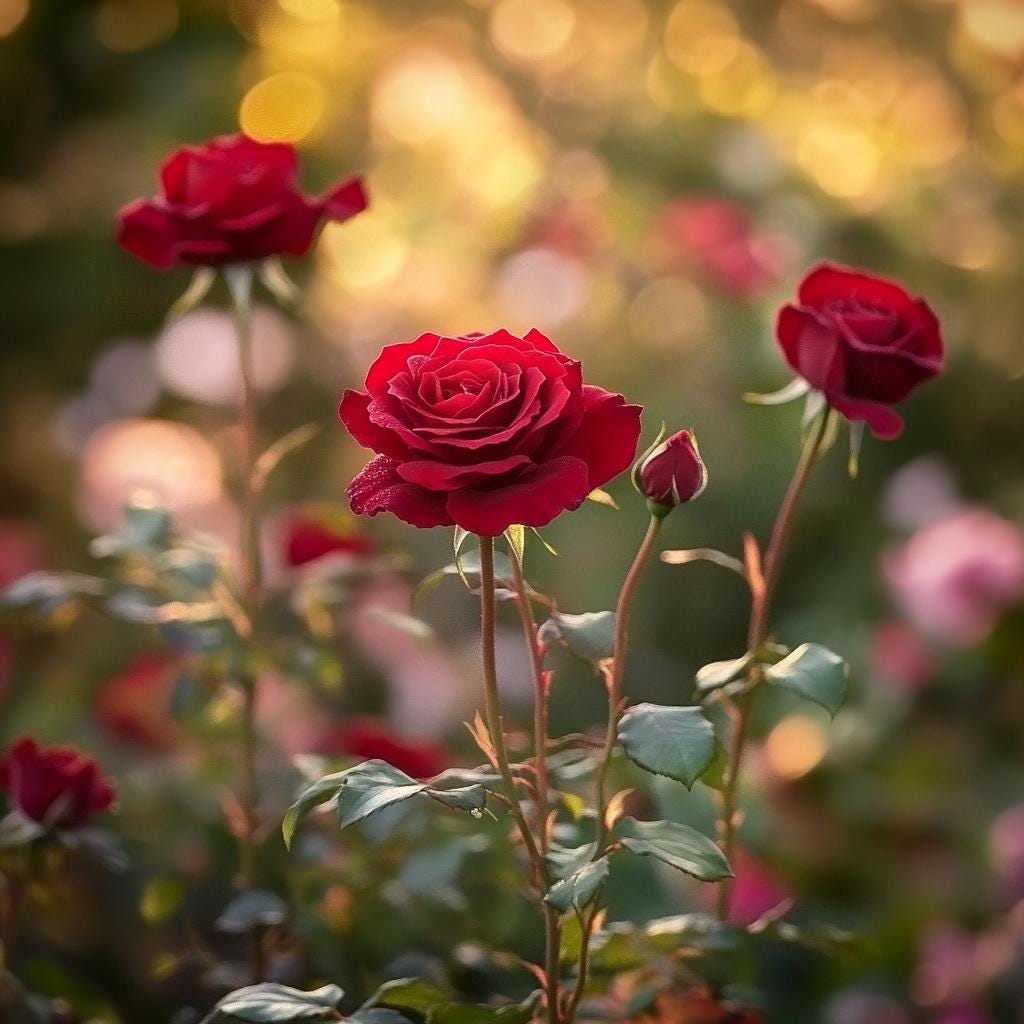 Deep Red Rose Seeds – Heirloom Garden Flowers With Fragrant Blooms - Etsy