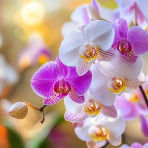 Phalaenopsis Orchidee Samen | 50/100/200 gemischte Farbe Samen | Seltene Schmetterlingsorchidee | Zimmerpflanze Dekor | DIY Geschenk für Gartenfreunde