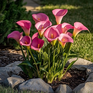 Pink Calla Lily Seeds | Blush Pink Flowers for Containers, Beds and Bouquets | Easy Grow Elegant Bloom