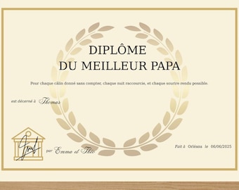 Funny Custom Printable Diploma | Original Digital Certificate Gift | Personalized PDF File