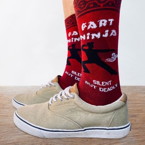 Fart Ninja Men’s Crew Socks