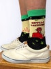 Devils Lettuce Men’s Crew Socks - Men’s Socks, Funny Socks, Unique Socks, Cotton Socks, Comfy Socks 