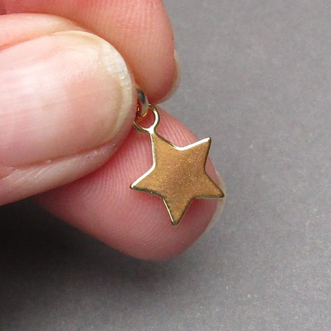 Gold Star Flower Charms Necklace main image 1
