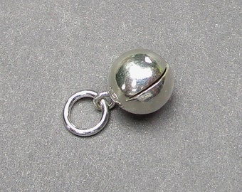 1PC Silver Tone Guardian Angel Pendants Charm Christmas Bell Clip Keyring 1PC Silver Tone Guardian Angel Pendants Charm Christmas Bell Clip Keyring
