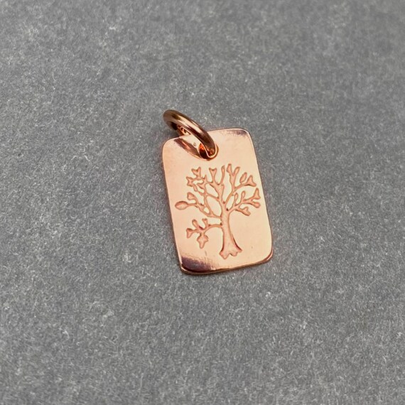 Ciondolo Albero della Vita in oro rosa per collane e bracciali - Main Image