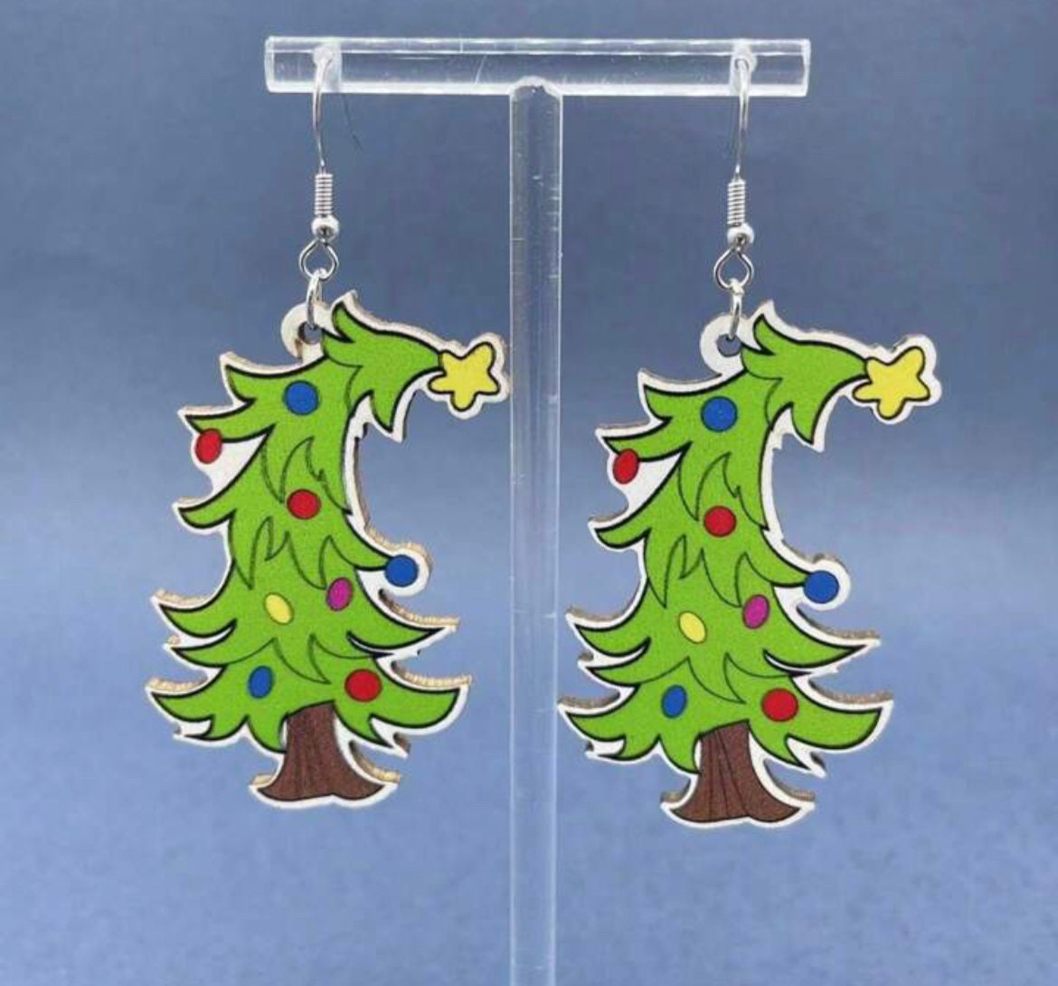Grinch Christmas Ornaments Tree Decorations Wood Accessories Christmas Xmas  X@