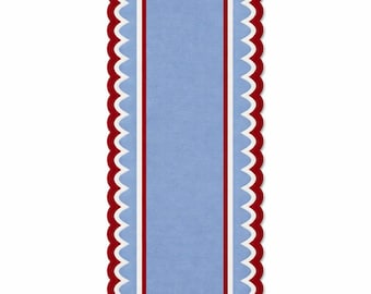 Hand Tufted Hallway Runner Rug, Luxury  Abstract Carpet, Blue Red Designer Rug, Long Corridor Rug, Handmade Home Decor custom size available