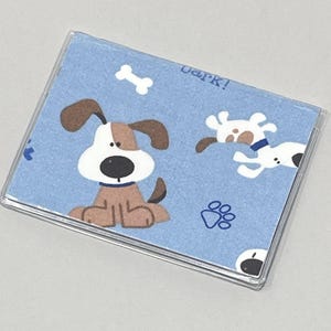Card Case Mini Wallet Dog Bark