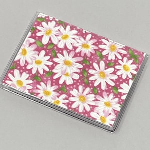 Card Case Mini Wallet Daisy Pink