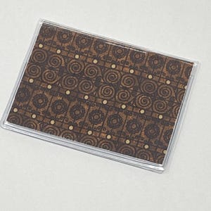 Porte-cartes Mini portefeuille motif île grecque