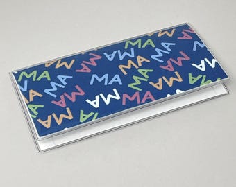 Checkbook Cover Massachusetts State Abbreviation