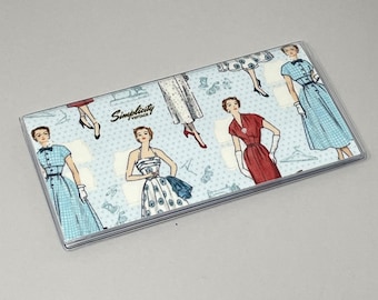 Checkbook Cover Vintage Fashion